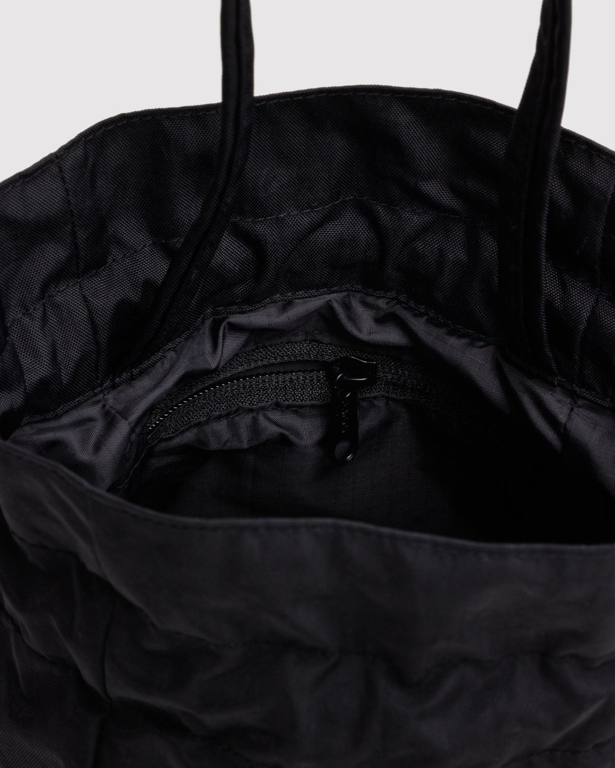 Nylon Drawstring Bag - Black