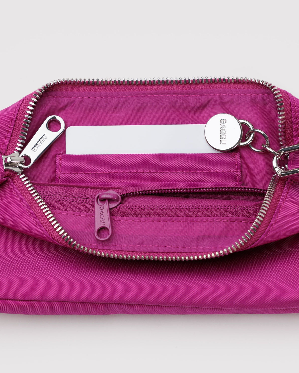 Nylon Pochette - Deep Fuchsia