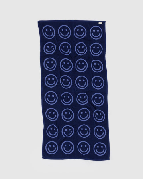 Bath Towel - Happy Blue
