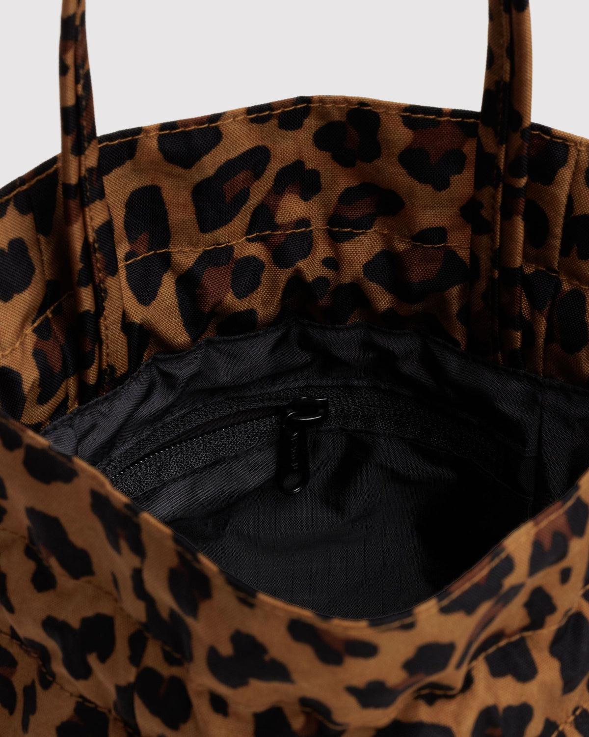 Nylon Drawstring Bag - Leopard